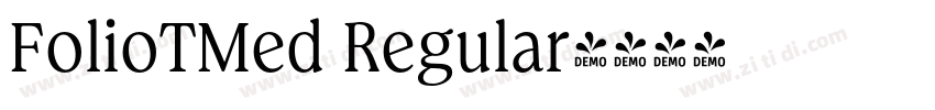 FolioTMed Regular字体转换